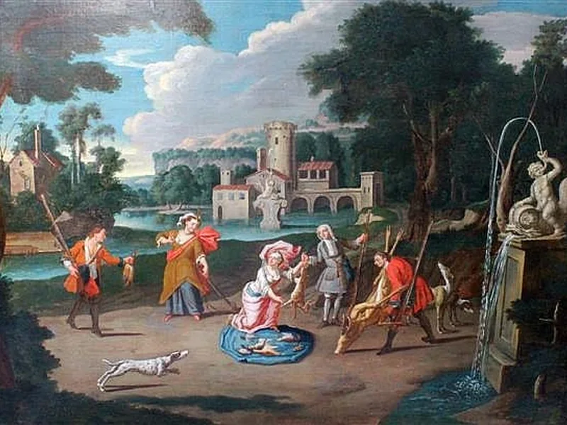 1695-Jan Nollekens - Ritorno dalla caccia
